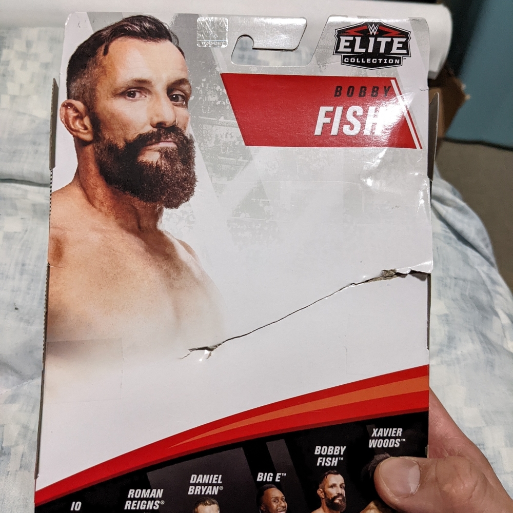 WWE AEW Elite Bobby Fish figure